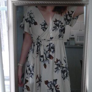 Tua High-Low Floral Dress